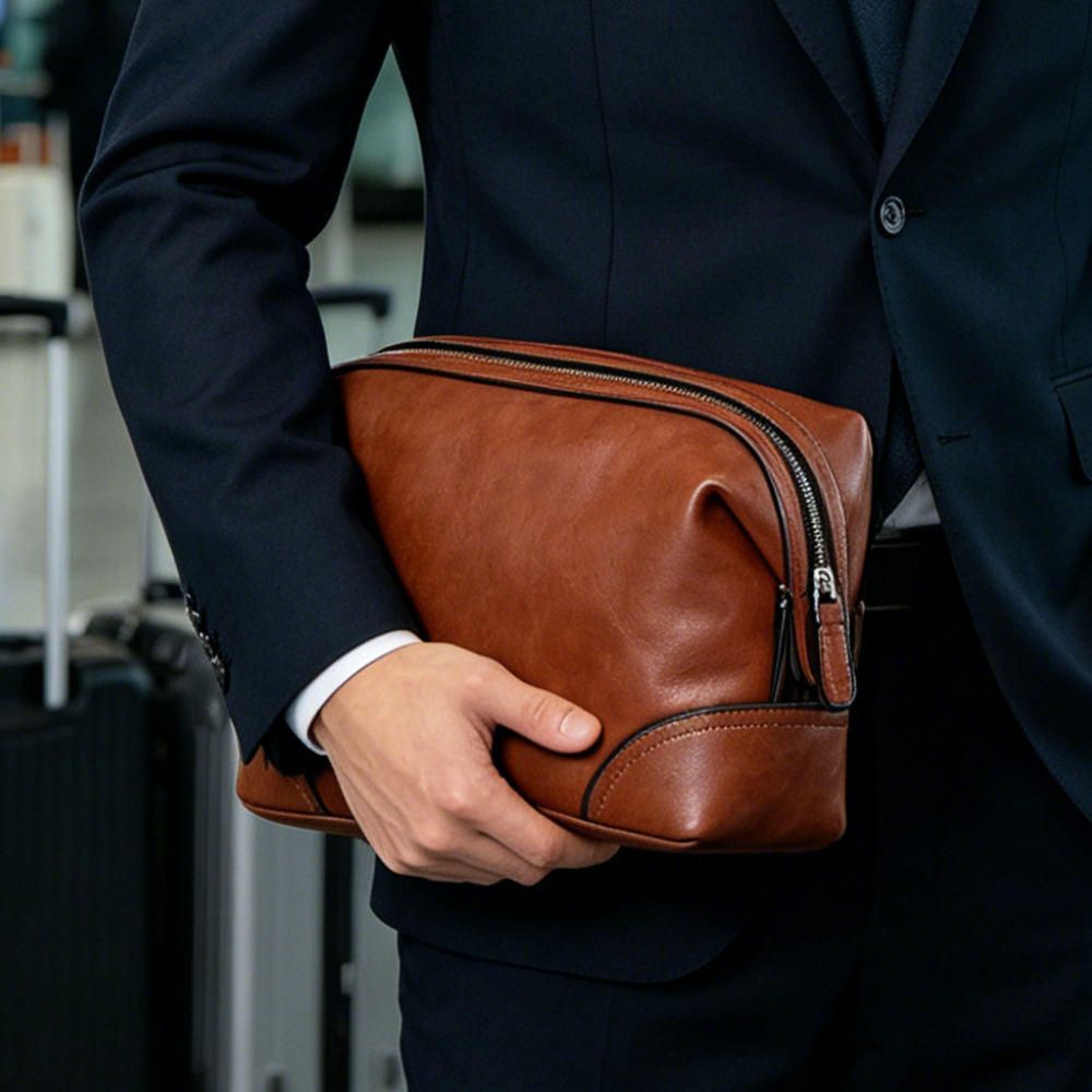 Luxury Skincare Men - Tragbare Luxus-Kulturtasche für Damen und Herren