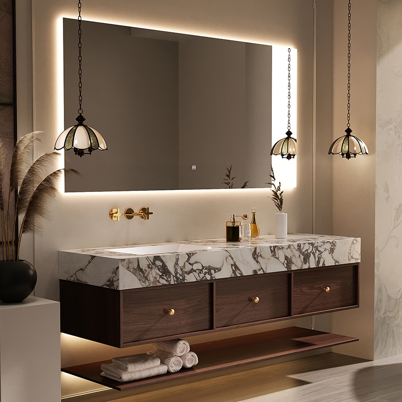Luxury Skincare Design - Professioneller Vintage-Badezimmerschrank, Hautpflege-Waschtisch, luxuriöser Akzent, Salon-Design-Schrank,